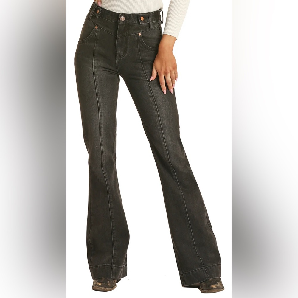 Rock & Roll Cowgirl High Rise Trouser Jeans